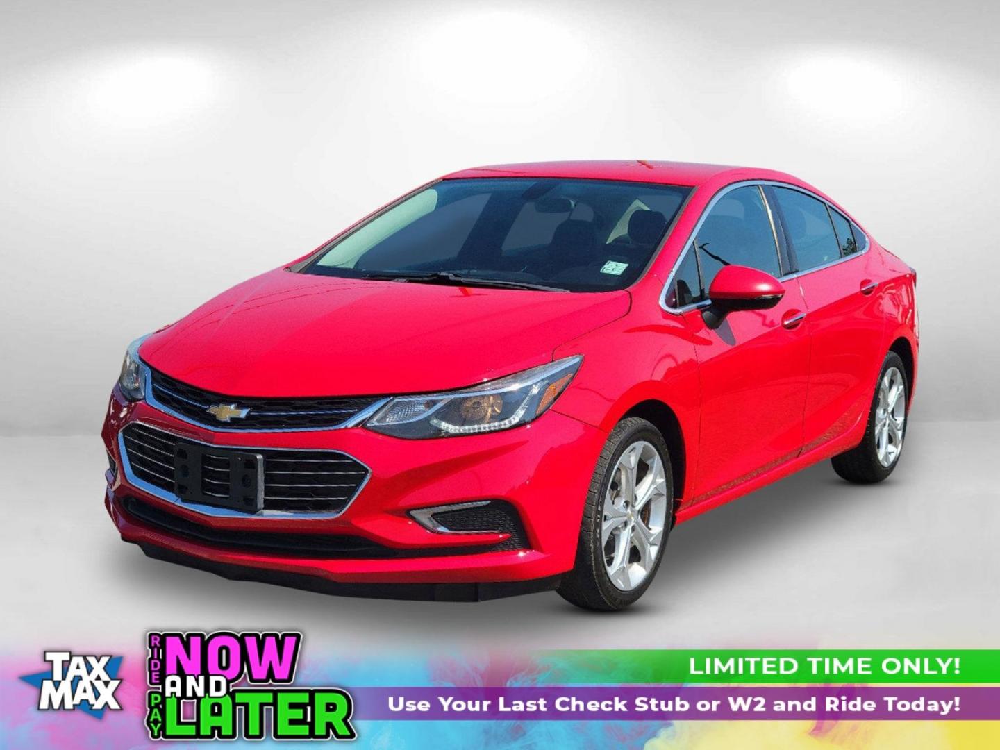 2017 Red Hot /Jet Black Chevrolet Cruze Premier (1G1BF5SMXH7) with an Turbocharged Gas I4 1.4L/ engine, 6-Speed Automatic transmission, located at 521 Old Farm Lane Rd, Prattville, AL, 36066, (334) 325-1505, 32.482460, -86.416367 - 2017 Chevrolet Cruze Premier - Photo#0