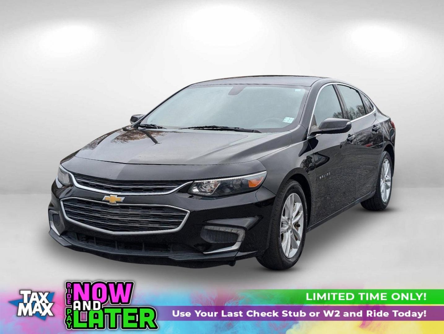 2017 /Jet Black Chevrolet Malibu LT (1G1ZE5ST5HF) with an Turbocharged Gas I4 1.5L/91 engine, 6-Speed Automatic transmission, located at 5115 14th Ave., Columbus, GA, 31904, (706) 323-0345, 32.511494, -84.971046 - 2017 Chevrolet Malibu LT - Photo#0