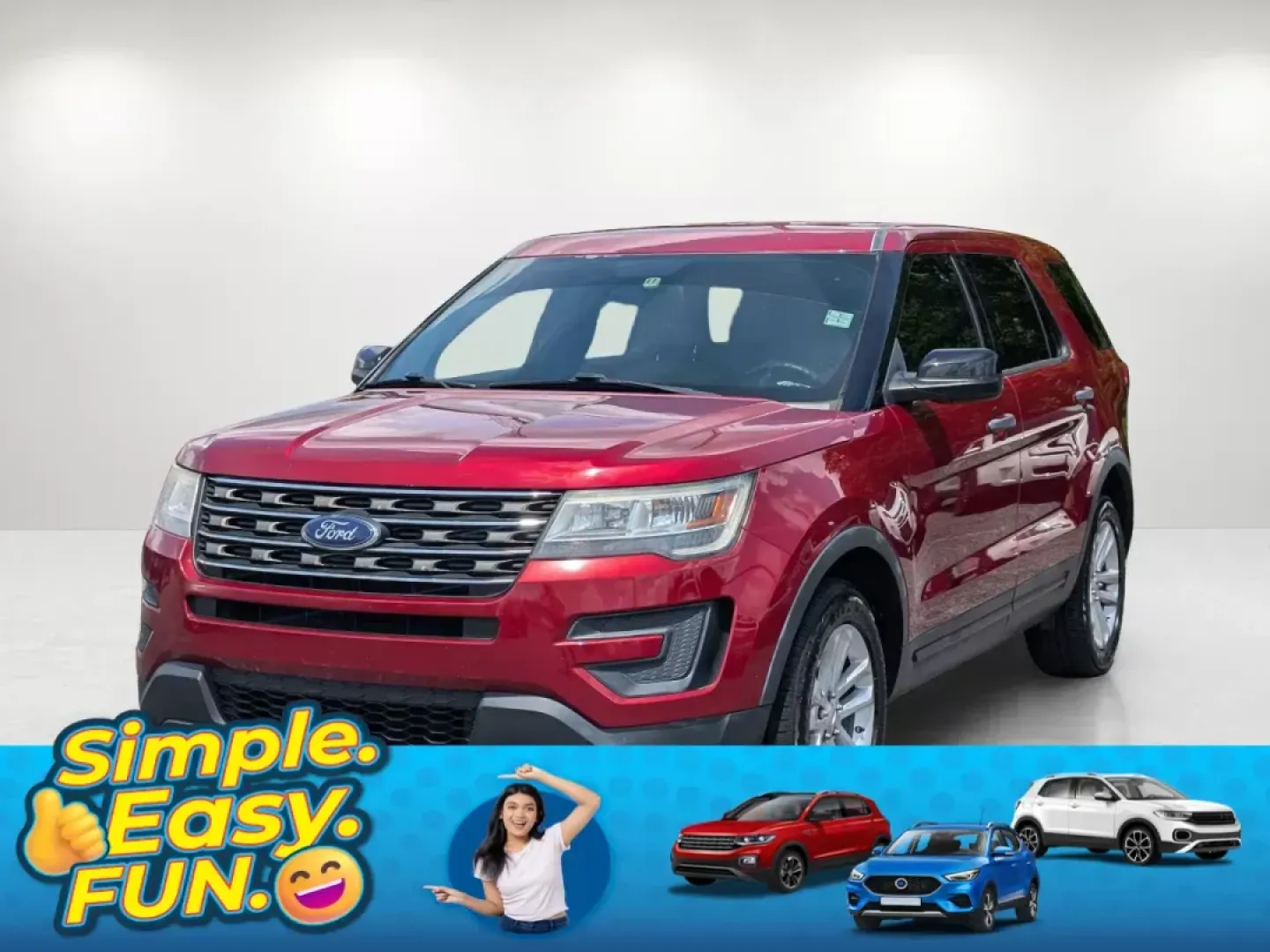 2017 Ford Explorer Base (1FM5K7BH5HG) with an Intercooled Turbo Premium Unleaded I-4 2.3 L/140 engine, 6-Speed Automatic w/OD transmission, located at 5115 14th Ave., Columbus, GA, 31904, (706) 323-0345, 32.511494, -84.971046 - 2017 Ford Explorer Base - Photo#0