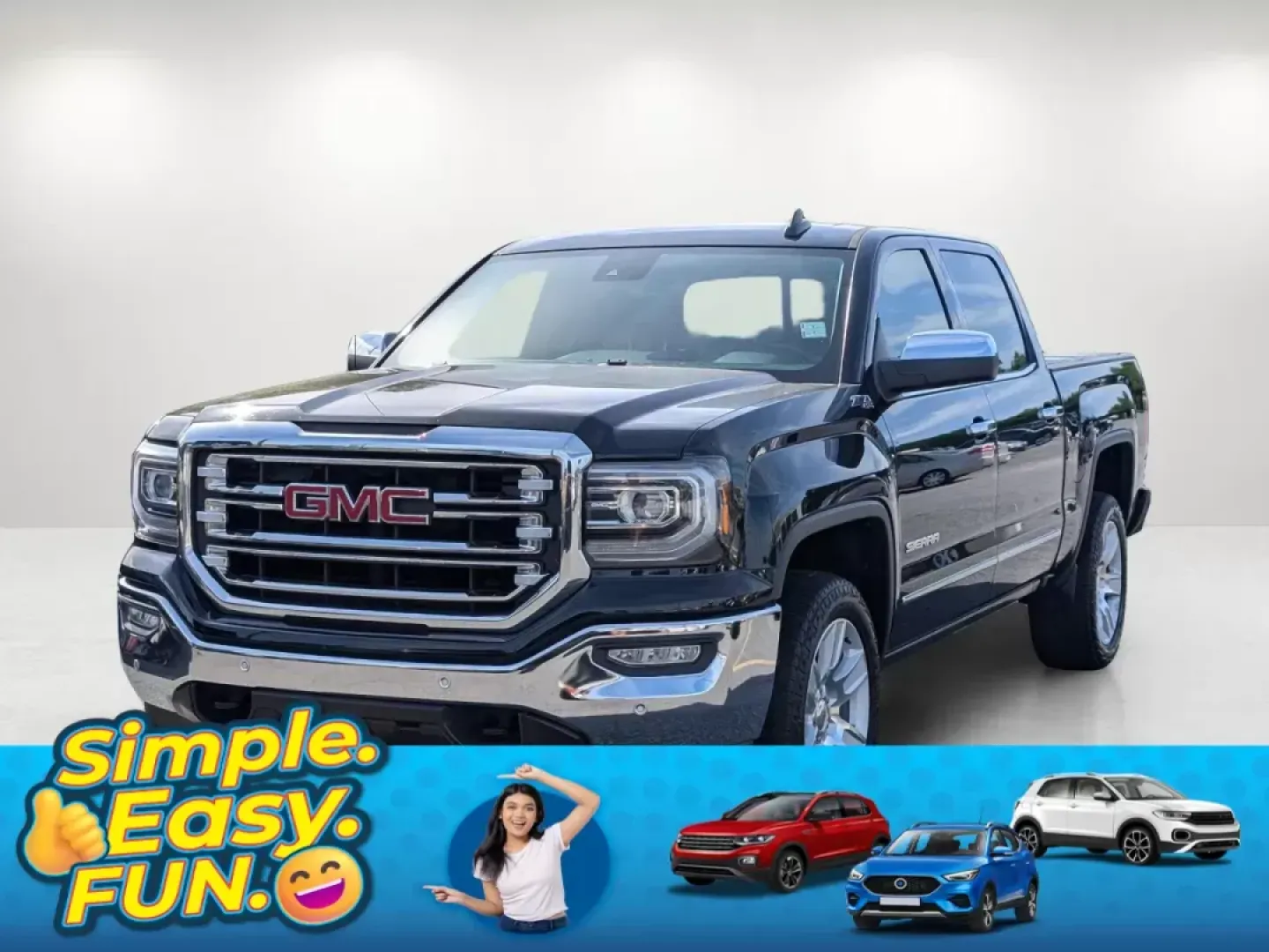 2017 /Dark Ash seats with Jet Black interior accents GMC Sierra 1500 SLT (3GTU2NEC1HG) with an Gas V8 5.3L/325 engine, 8-Speed Automatic transmission, located at 804 22nd Ave, Phenix City, AL, 36870, (334) 297-1860, 32.484749, -85.024475 - 2017 GMC Sierra 1500 SLT - Photo#0