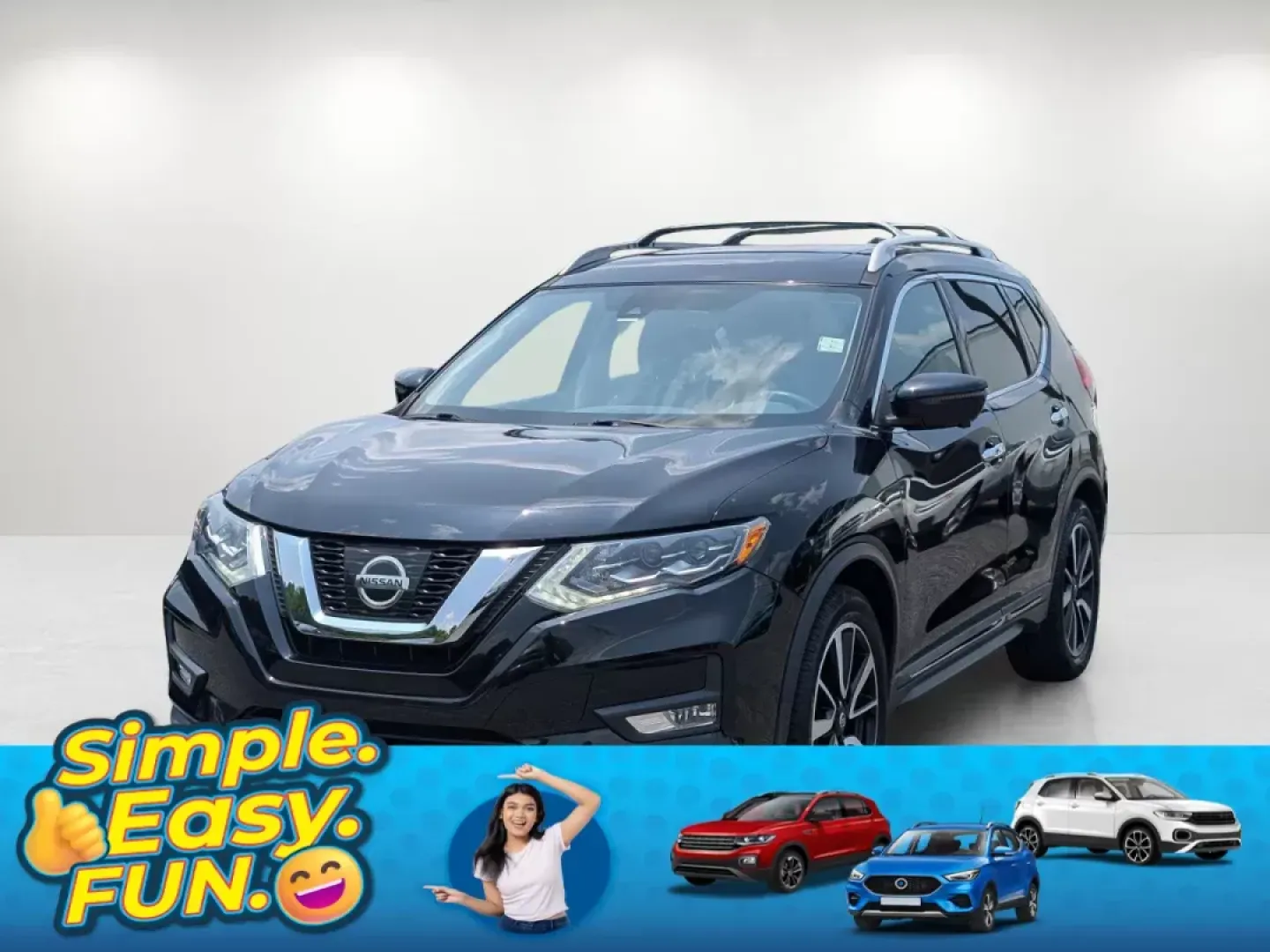 2017 /Charcoal Nissan Rogue SL (5N1AT2MT2HC) with an Regular Unleaded I-4 2.5 L/152 engine, 1-Speed CVT w/OD transmission, located at 3959 U.S. 80 W, Phenix City, AL, 36870, (334) 297-4885, 32.469296, -85.135185 - 2017 Nissan Rogue SL - Photo#0