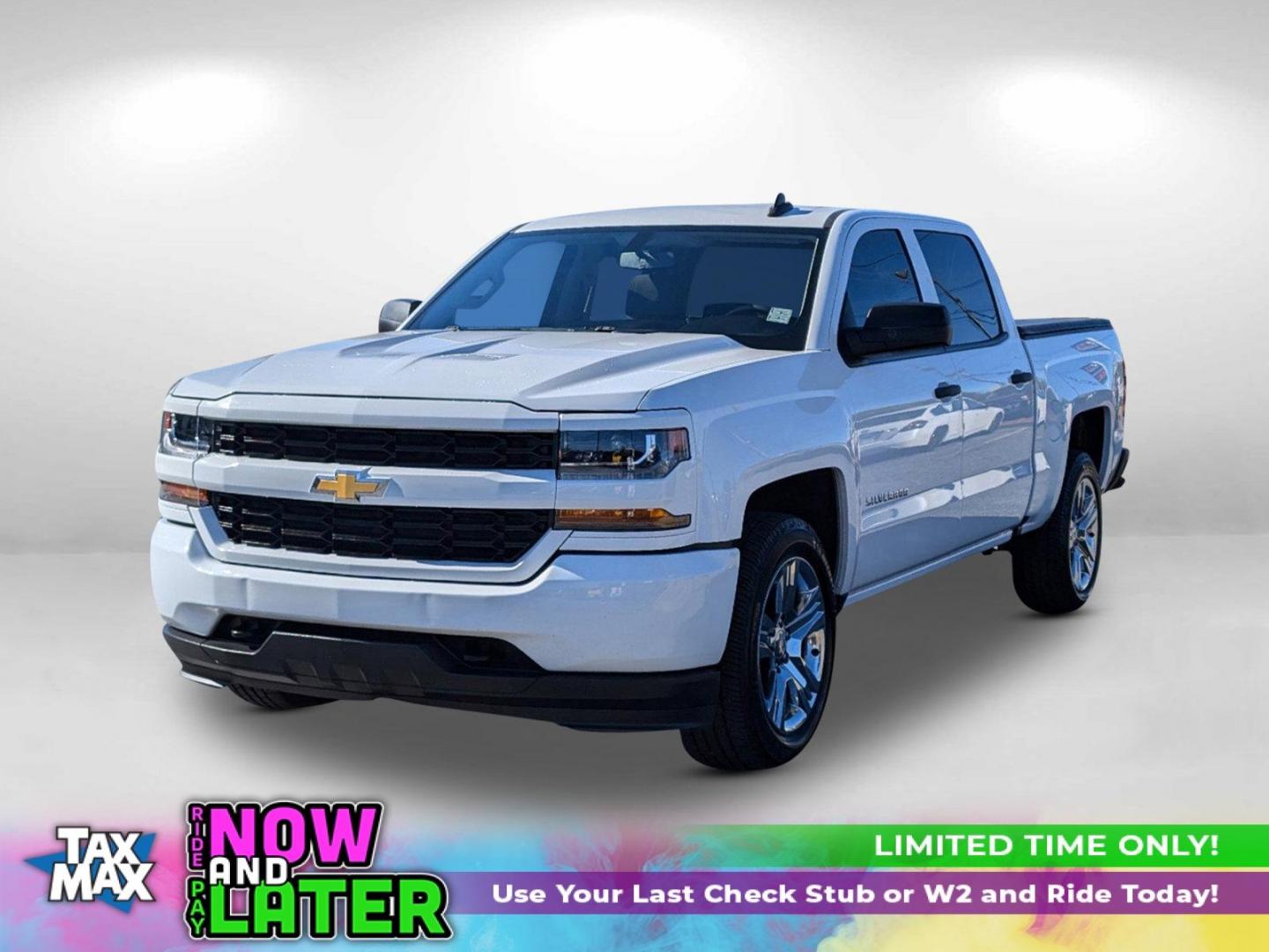 2018 /Dark Ash with Jet Black Interior Accents Chevrolet Silverado 1500 Custom (3GCPCPEC0JG) with an Gas V8 5.3L/325 engine, 6-Speed Automatic transmission, located at 3959 U.S. 80 W, Phenix City, AL, 36870, (334) 297-4885, 32.469296, -85.135185 - 2018 Chevrolet Silverado 1500 Custom - Photo#0