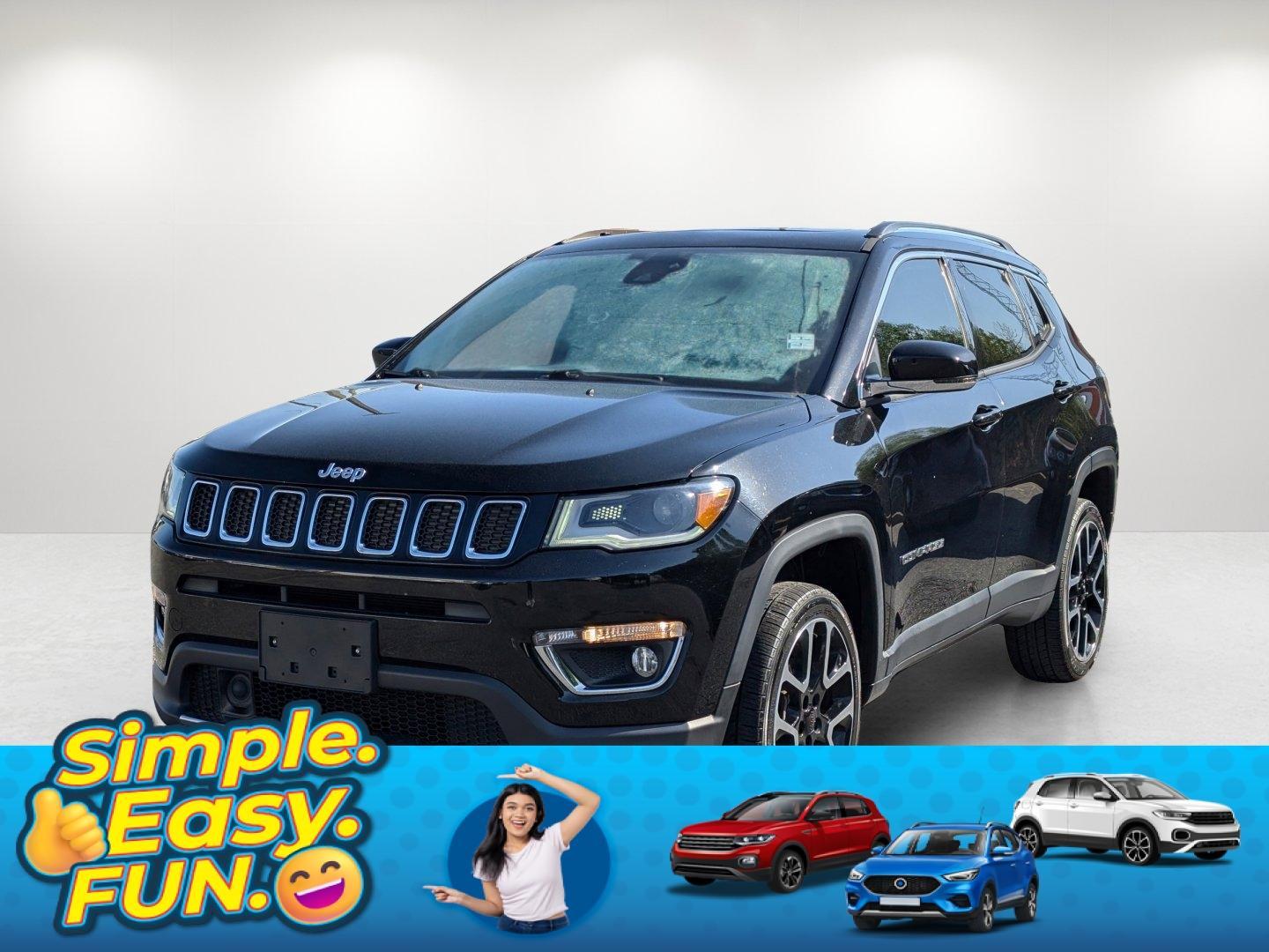 2018 /Ski Gray/Black Jeep Compass Limited (3C4NJDCBXJT) with an Regular Unleaded I-4 2.4 L/144 engine, 9-Speed Automatic w/OD transmission, located at 1430 Gateway Drive, Opelika, AL, 36801, (334) 239-0944, 32.637871, -85.409790 - 2018 Jeep Compass Limited - Photo#0