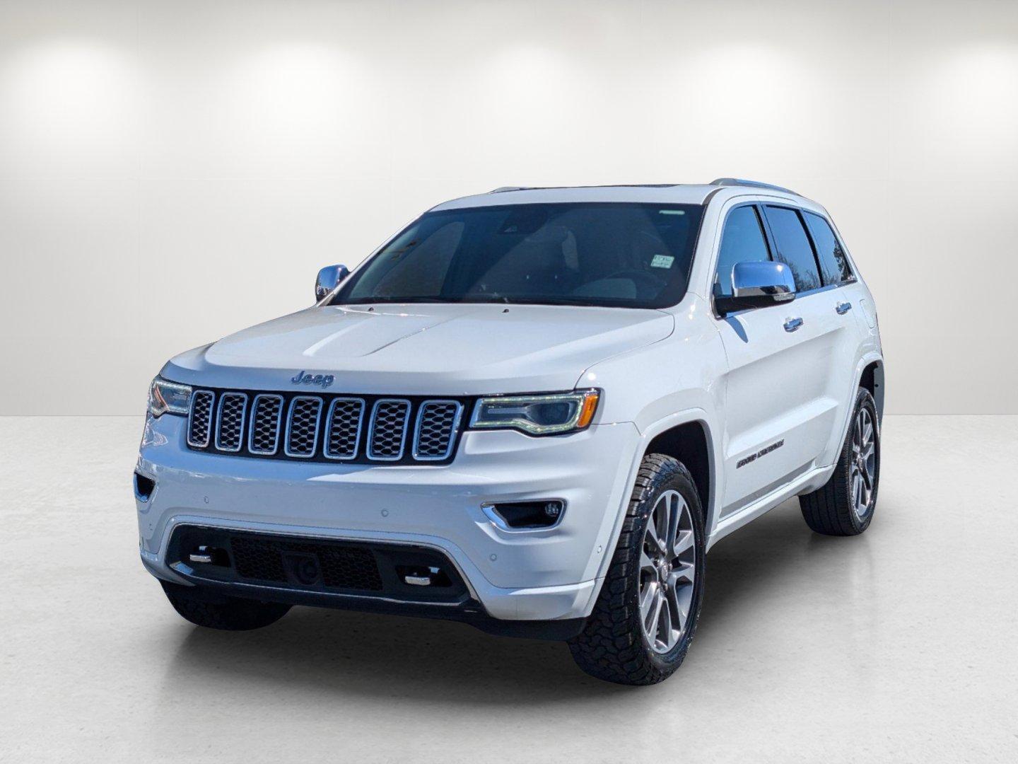 2018 /Black Jeep Grand Cherokee Overland (1C4RJFCG2JC) with an Regular Unleaded V-6 3.6 L/220 engine, 8-Speed Automatic w/OD transmission, located at 7000 Northlake Connector, Columbus, GA, 31904, (706) 987-8085, 32.524975, -84.978134 - 2018 Jeep Grand Cherokee Overland - Photo#0