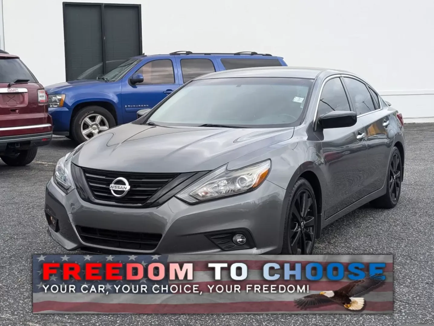 2018 /Sport Interior Nissan Altima 2.5 SR (1N4AL3AP3JC) with an Other engine, located at 3959 U.S. 80 W, Phenix City, AL, 36870, (334) 297-4885, 32.469296, -85.135185 - Experience the perfect blend of style, comfort, and functionality with the 2018 Nissan Altima 2.5 SR, now available at Gils Auto in Phenix City, AL. This sedan is ideal for those who navigate daily commutes, run errands for growing families, or seek the weekend adventure. With its striking Gun Metal - Photo#0