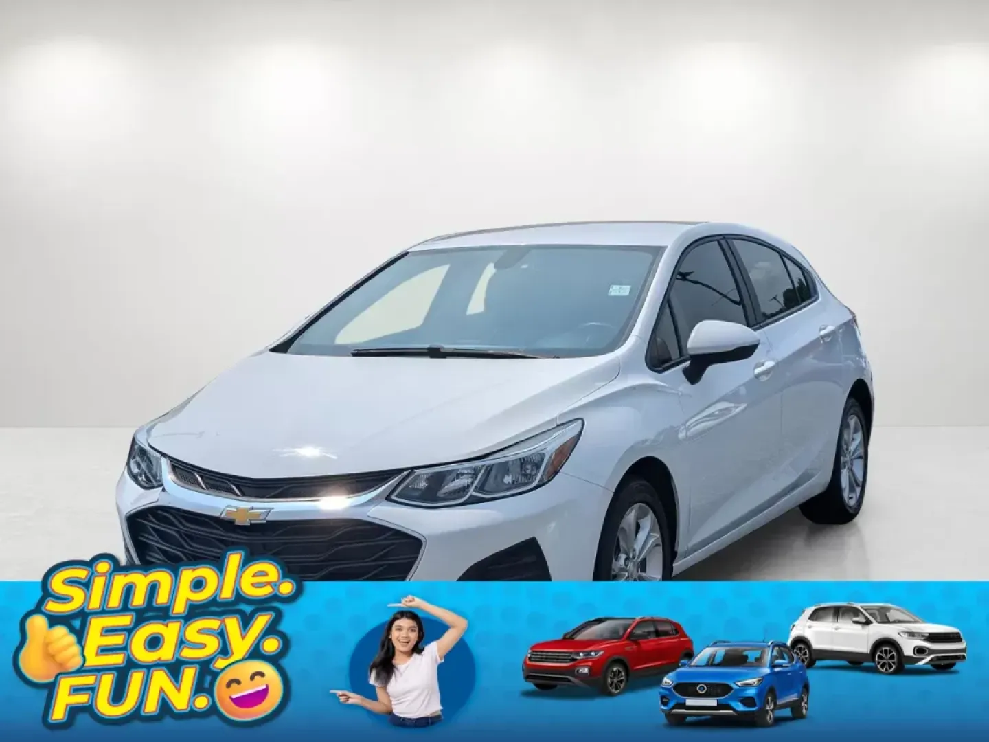 2019 /Jet Black Chevrolet Cruze LS (3G1BC6SM2KS) with an Turbocharged Gas I4 1.4L/85 engine, 6-Speed Automatic transmission, located at 1430 Gateway Drive, Opelika, AL, 36801, (334) 239-0944, 32.637871, -85.409790 - 2019 Chevrolet Cruze LS - Photo#0