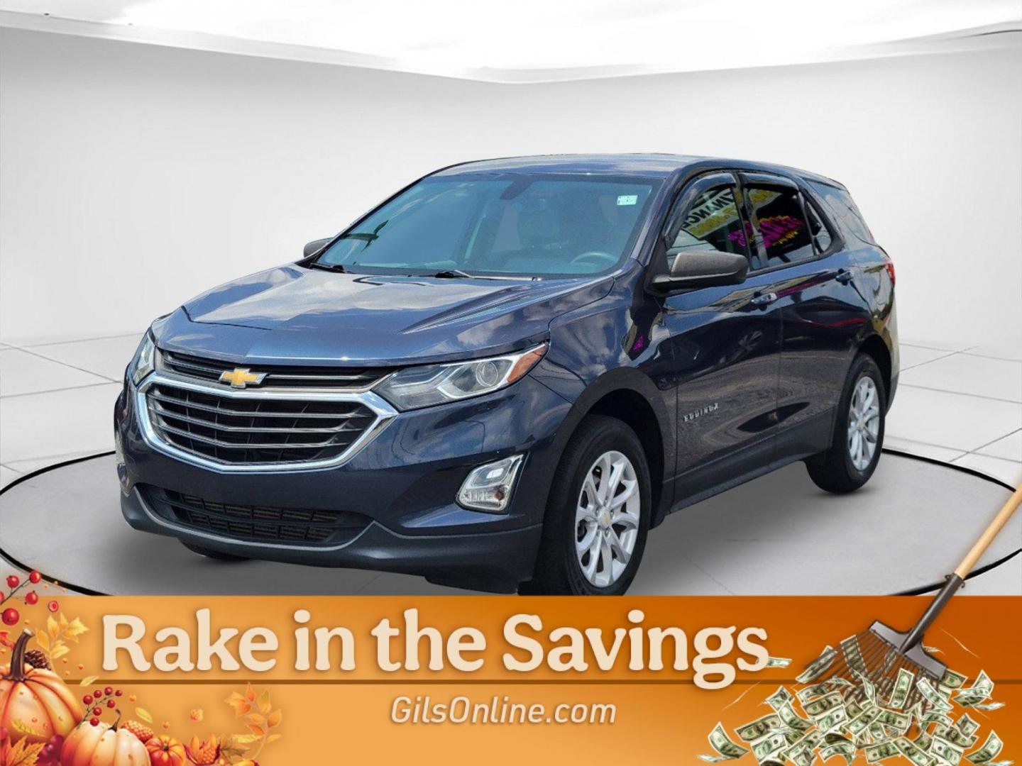 2019 Storm Blue Metallic /Medium Ash Gray Chevrolet Equinox LS (3GNAXHEV8KL) with an Turbocharged Gas I4 1.5L/92 engine, 6-Speed Automatic transmission, located at 7000 Northlake Connector, Columbus, GA, 31904, (706) 987-8085, 32.524975, -84.978134 - 2019 Chevrolet Equinox LS - Photo#2