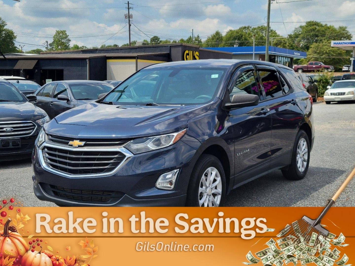 2019 Storm Blue Metallic /Medium Ash Gray Chevrolet Equinox LS (3GNAXHEV8KL) with an Turbocharged Gas I4 1.5L/92 engine, 6-Speed Automatic transmission, located at 7000 Northlake Connector, Columbus, GA, 31904, (706) 987-8085, 32.524975, -84.978134 - 2019 Chevrolet Equinox LS - Photo#4