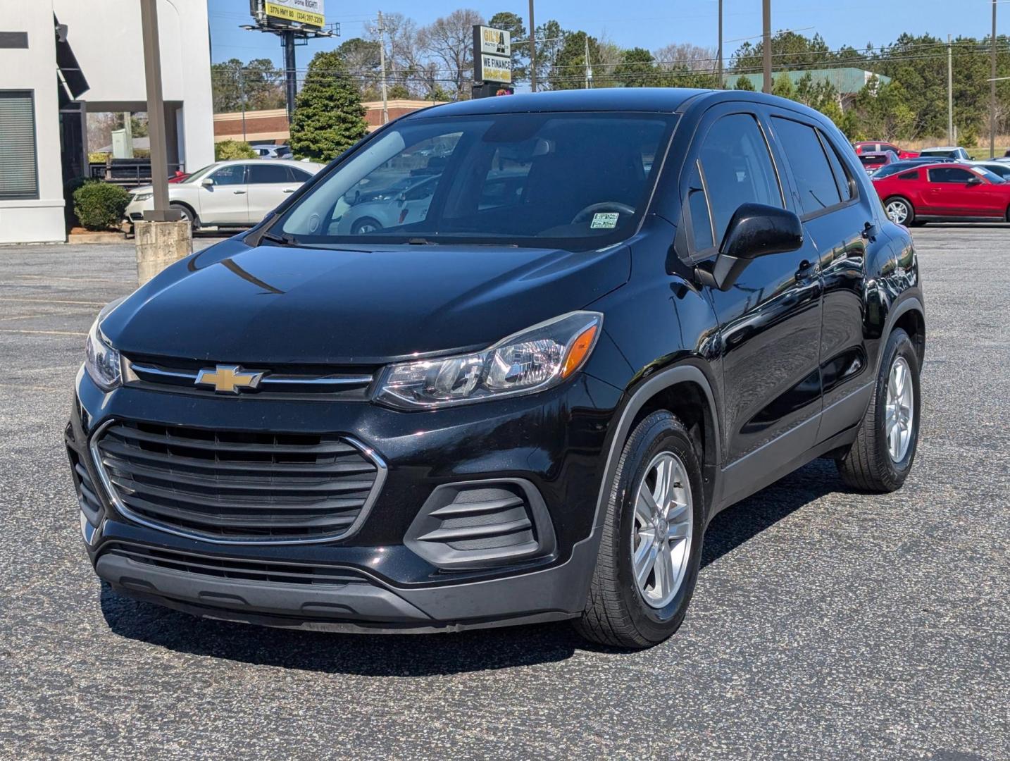 2019 /Jet Black Chevrolet Trax LS (3GNCJKSB5KL) with an Turbocharged Gas 4-Cyl 1.4L/83 engine, 6-Speed Automatic transmission, located at 3959 U.S. 80 W, Phenix City, AL, 36870, (334) 297-4885, 32.469296, -85.135185 - 2019 Chevrolet Trax LS - Photo#0