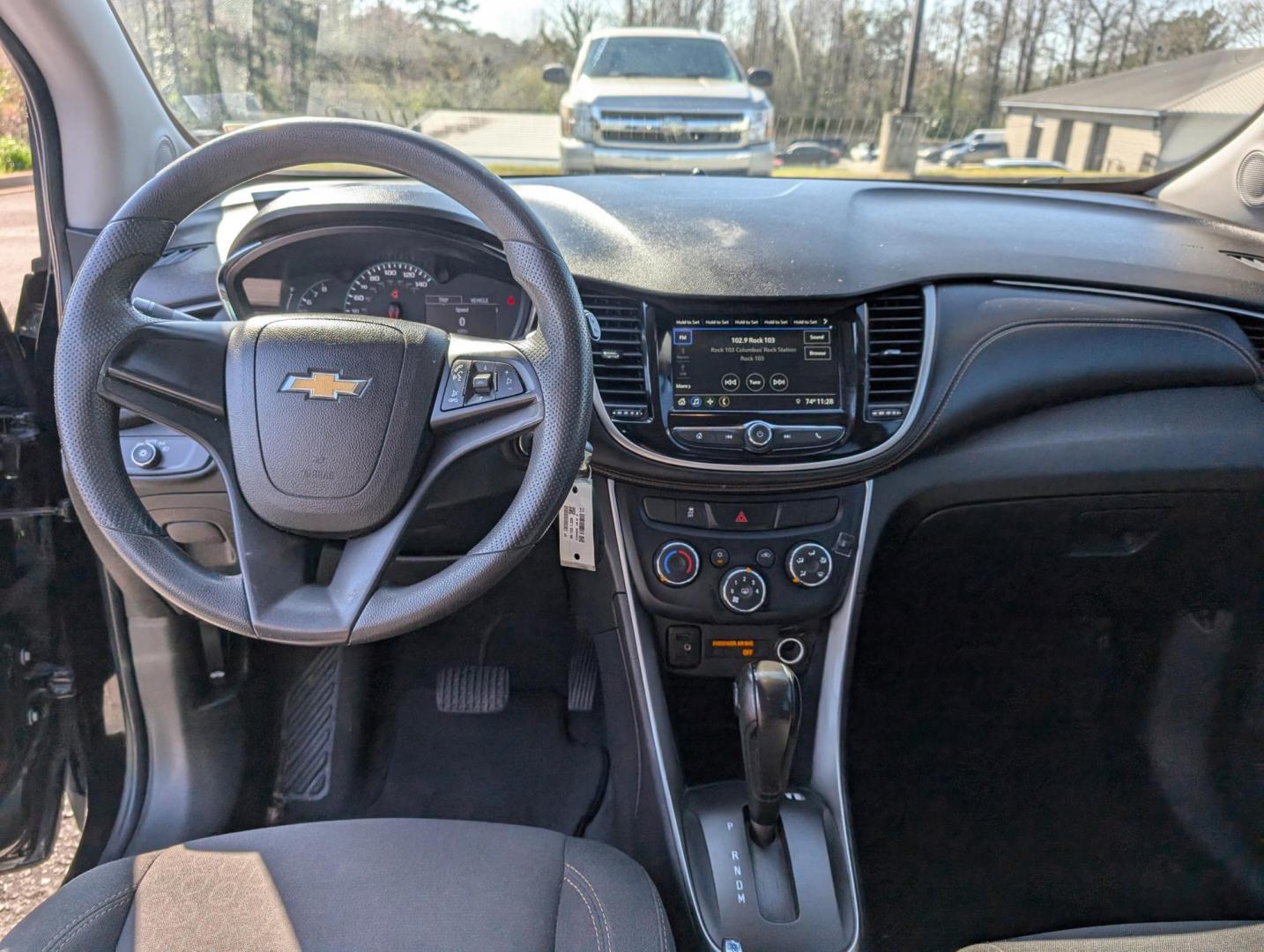 2019 /Jet Black Chevrolet Trax LS (3GNCJKSB5KL) with an Turbocharged Gas 4-Cyl 1.4L/83 engine, 6-Speed Automatic transmission, located at 3959 U.S. 80 W, Phenix City, AL, 36870, (334) 297-4885, 32.469296, -85.135185 - 2019 Chevrolet Trax LS - Photo#11