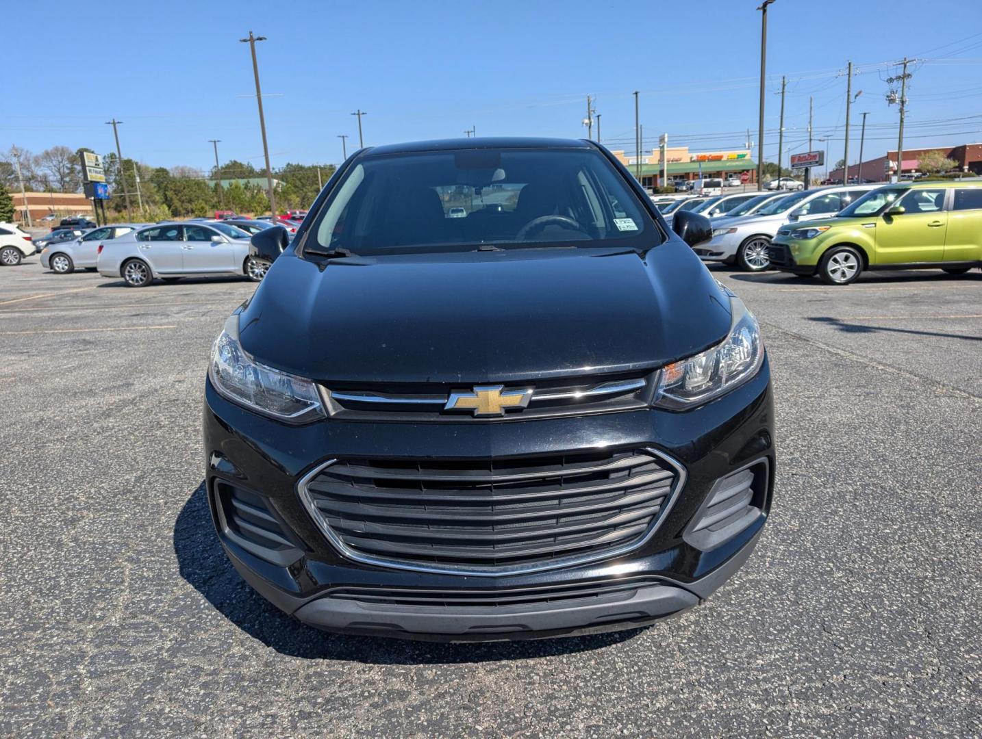 2019 /Jet Black Chevrolet Trax LS (3GNCJKSB5KL) with an Turbocharged Gas 4-Cyl 1.4L/83 engine, 6-Speed Automatic transmission, located at 3959 U.S. 80 W, Phenix City, AL, 36870, (334) 297-4885, 32.469296, -85.135185 - 2019 Chevrolet Trax LS - Photo#1