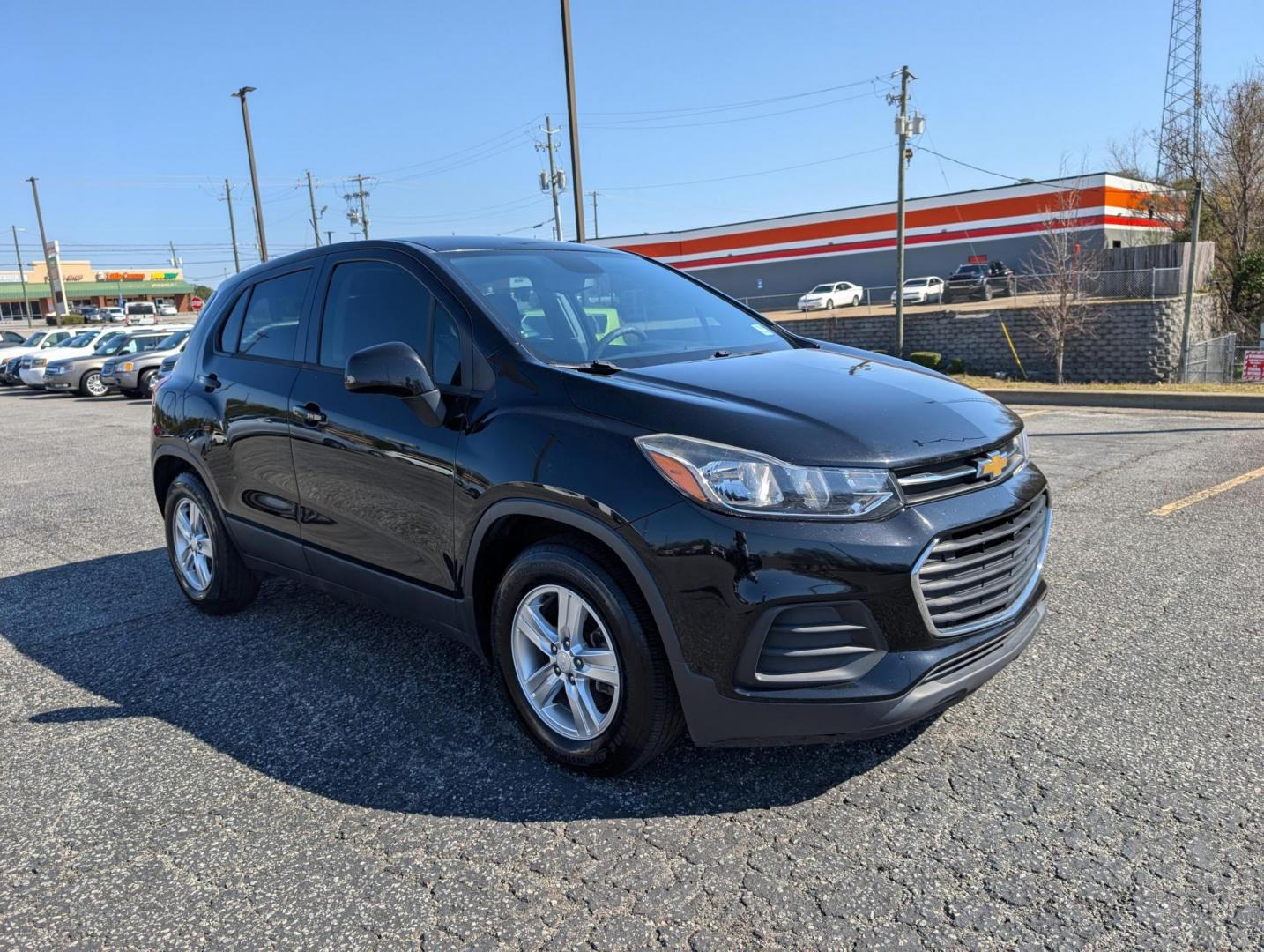 2019 /Jet Black Chevrolet Trax LS (3GNCJKSB5KL) with an Turbocharged Gas 4-Cyl 1.4L/83 engine, 6-Speed Automatic transmission, located at 3959 U.S. 80 W, Phenix City, AL, 36870, (334) 297-4885, 32.469296, -85.135185 - 2019 Chevrolet Trax LS - Photo#2