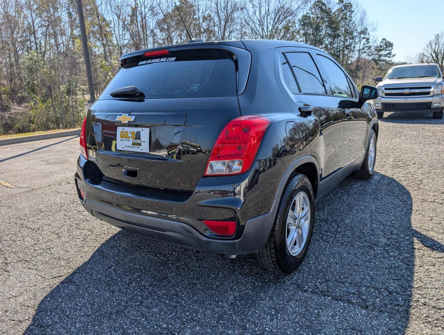 2019 /Jet Black Chevrolet Trax LS (3GNCJKSB5KL) with an Turbocharged Gas 4-Cyl 1.4L/83 engine, 6-Speed Automatic transmission, located at 3959 U.S. 80 W, Phenix City, AL, 36870, (334) 297-4885, 32.469296, -85.135185 - 2019 Chevrolet Trax LS - Photo#4