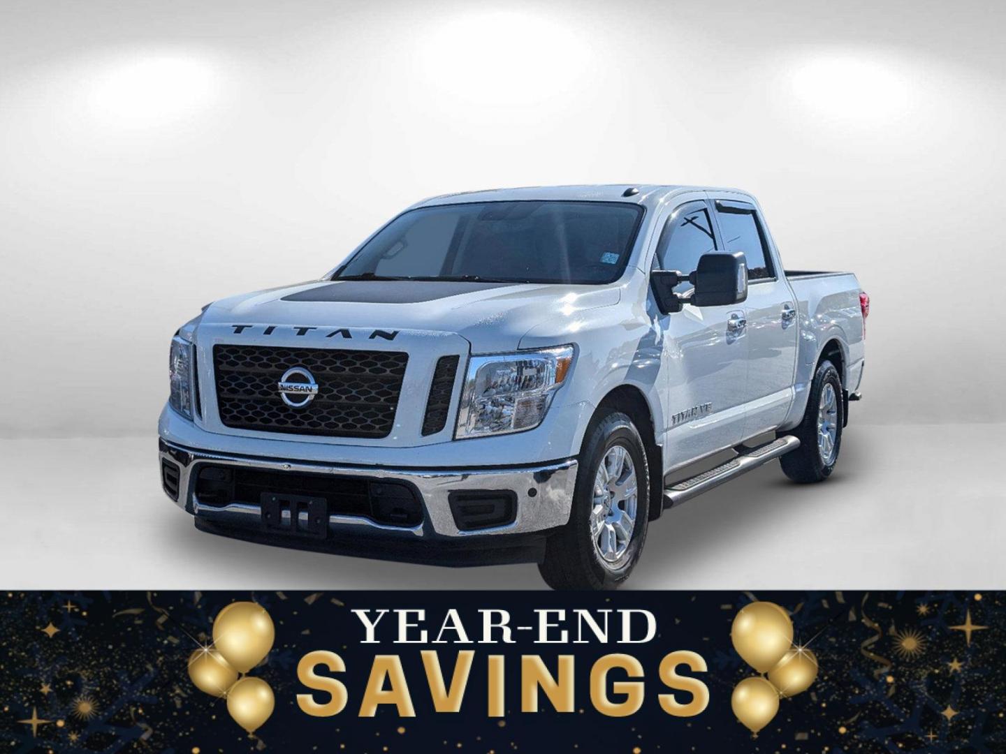 2019 /Black Nissan Titan SV (1N6AA1E61KN) with an Regular Unleaded V-8 5.6 L/339 engine, 7-Speed Automatic w/OD transmission, located at 1430 Gateway Drive, Opelika, AL, 36801, (334) 239-0944, 32.637871, -85.409790 - 2019 Nissan Titan SV - Photo#0