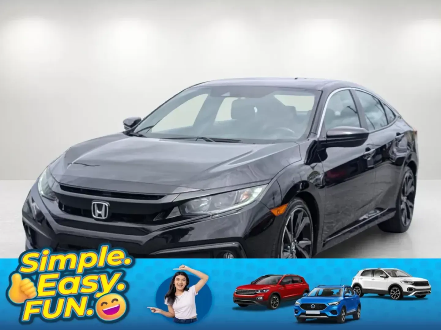 2020 Honda Civic Sedan Sport (2HGFC2F86LH) with an Regular Unleaded I-4 2.0 L/122 engine, 1-Speed CVT w/OD transmission, located at 3959 U.S. 80 W, Phenix City, AL, 36870, (334) 297-4885, 32.469296, -85.135185 - 2020 Honda Civic Sedan Sport - Photo#0