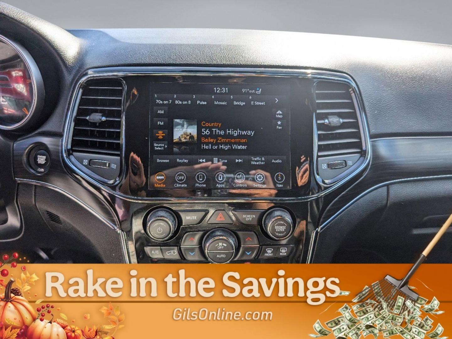 2021 /Black Jeep Grand Cherokee 80th Anniversary (1C4RJFBG4MC) with an Regular Unleaded V-6 3.6 L/220 engine, 8-Speed Automatic w/OD transmission, located at 7000 Northlake Connector, Columbus, GA, 31904, (706) 987-8085, 32.524975, -84.978134 - 2021 Jeep Grand Cherokee 80th Anniversary - Photo#12