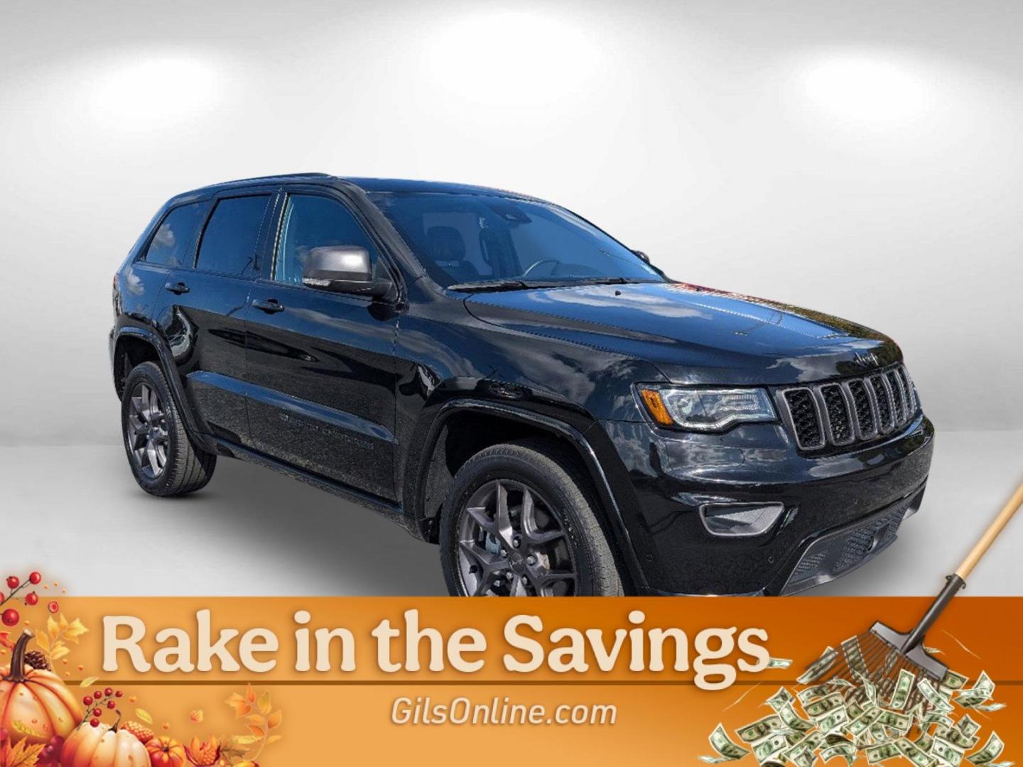 2021 /Black Jeep Grand Cherokee 80th Anniversary (1C4RJFBG4MC) with an Regular Unleaded V-6 3.6 L/220 engine, 8-Speed Automatic w/OD transmission, located at 7000 Northlake Connector, Columbus, GA, 31904, (706) 987-8085, 32.524975, -84.978134 - 2021 Jeep Grand Cherokee 80th Anniversary - Photo#2