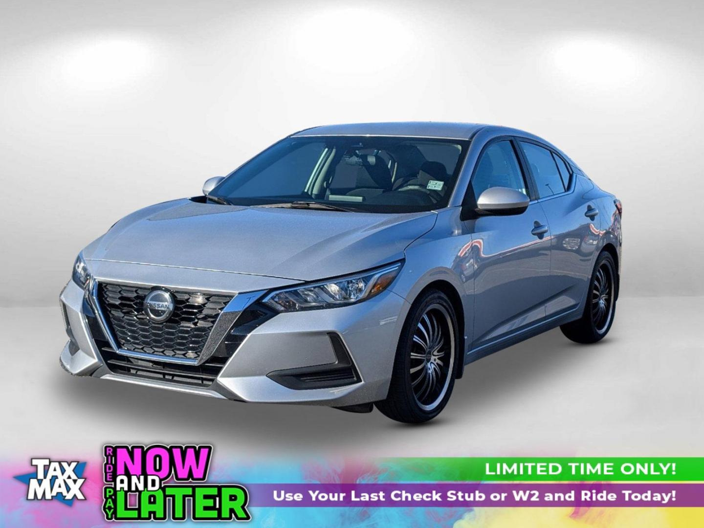 2021 /Charcoal Nissan Sentra S (3N1AB8BV1MY) with an Regular Unleaded I-4 2.0 L/122 engine, 1-Speed CVT w/OD transmission, located at 3959 U.S. 80 W, Phenix City, AL, 36870, (334) 297-4885, 32.469296, -85.135185 - 2021 Nissan Sentra S - Photo#0